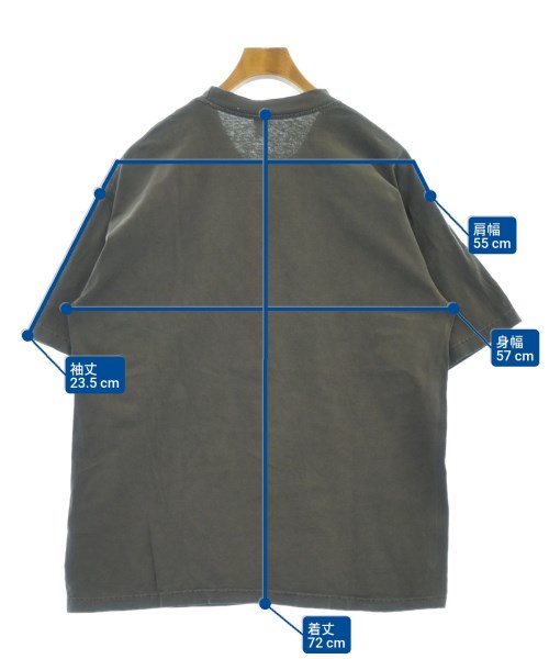 Los Angeles Apparel（ロサンゼルスアパレル）Tシャツ・カットソー グレー サイズ:L メンズ/2200628607126