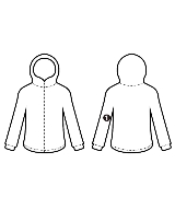 Los Angeles Apparel（ロサンゼルスアパレル）パーカー グレー サイズ:-(XXL位) メンズ/2200673495051