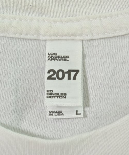 Los Angeles Apparel（ロサンゼルスアパレル）Tシャツ・カットソー 白 サイズ:L メンズ/2200677062099