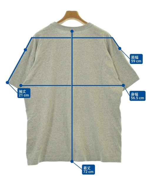Los Angeles Apparel（ロサンゼルスアパレル）Tシャツ・カットソー グレー サイズ:XL メンズ/2200687648160