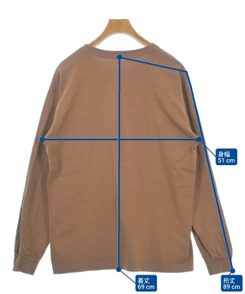 Los Angeles Apparel（ロサンゼルスアパレル）Tシャツ・カットソー 茶 サイズ:M メンズ/2200688669492