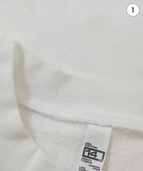 Los Angeles Apparel（ロサンゼルスアパレル）スウェット 白 サイズ:M メンズ/2200657003265