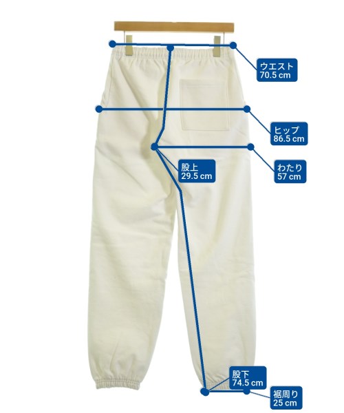 Los Angeles Apparel（ロサンゼルスアパレル）スウェットパンツ 白 サイズ:S メンズ/2200657003272