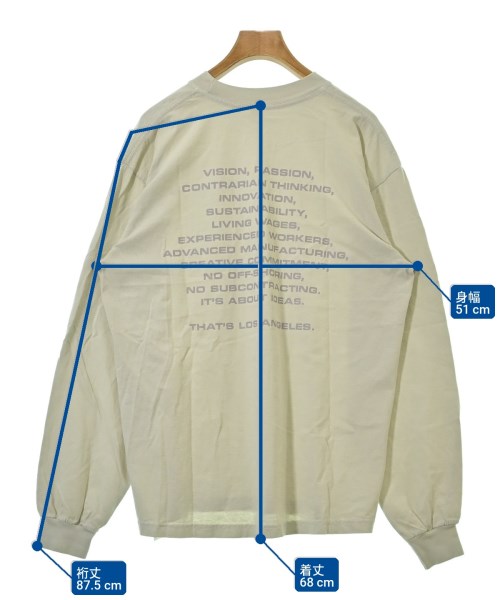 Los Angeles Apparel（ロサンゼルスアパレル）Tシャツ・カットソー グレー サイズ:M レディース/2200717709113