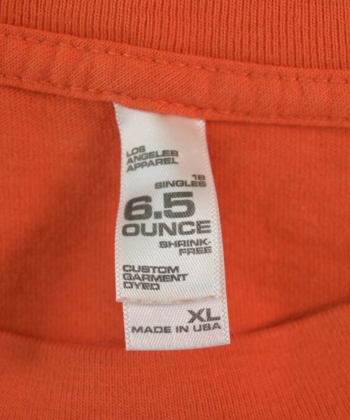 Los Angeles Apparel（ロサンゼルスアパレル）Tシャツ・カットソー オレンジ サイズ:XL メンズ/2200640074074
