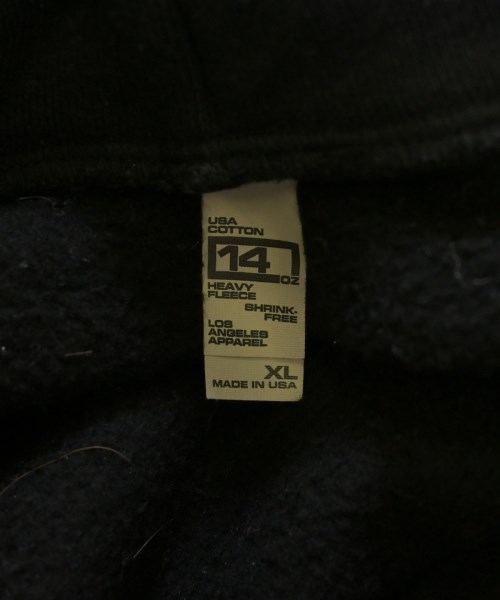 Los Angeles Apparel（ロサンゼルスアパレル）パーカー 黒 サイズ:XL メンズ/2200665078095