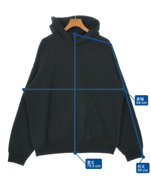 Los Angeles Apparel（ロサンゼルスアパレル）パーカー 黒 サイズ:XL メンズ/2200665078095