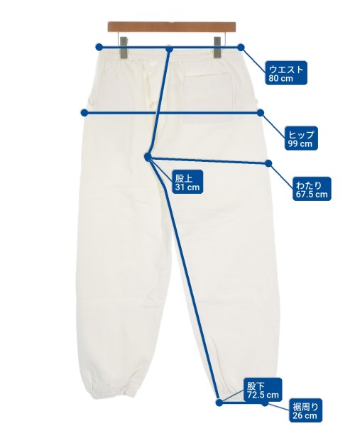 Los Angeles Apparel（ロサンゼルスアパレル）スウェットパンツ 白 サイズ:XL メンズ/2200667057340