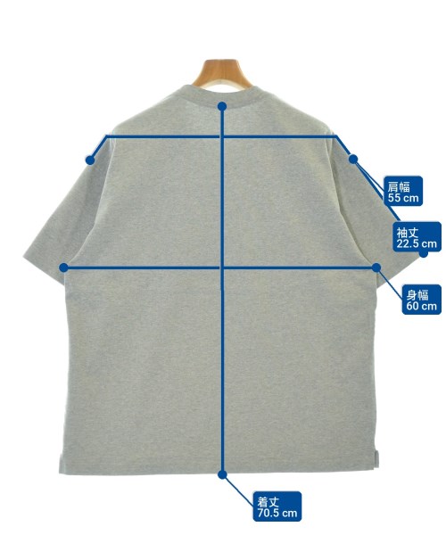 Los Angeles Apparel（ロサンゼルスアパレル）Tシャツ・カットソー グレー サイズ:XL メンズ/2200728686137