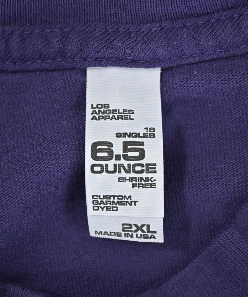 Los Angeles Apparel（ロサンゼルスアパレル）Tシャツ・カットソー 紫 サイズ:2XL メンズ/2200685801017