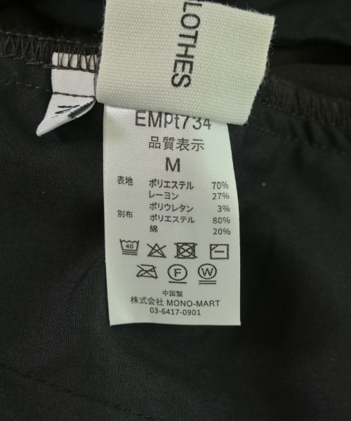 EMMA CLOTHES（エマクローズ）スラックス 茶 サイズ:M メンズ/2200707883045