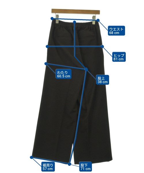 EMMA CLOTHES（エマクローズ）スラックス 茶 サイズ:M メンズ/2200707883045