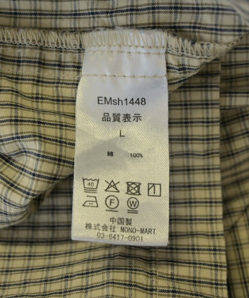 EMMA CLOTHES（エマクローズ）カジュアルシャツ ベージュ サイズ:L メンズ/2200721469089