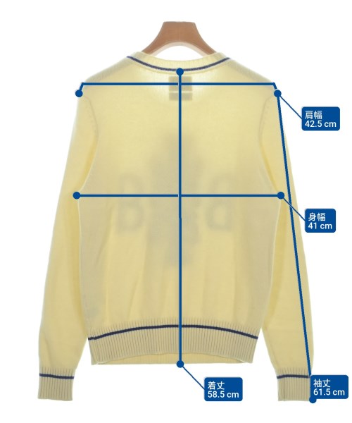 BARRIE（バリー）ニット・セーター 黄 サイズ:S レディース/2200669565027
