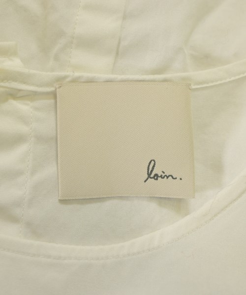 loin.（ロワン）カジュアルシャツ 白 サイズ:36(S位) レディース/2200645824063