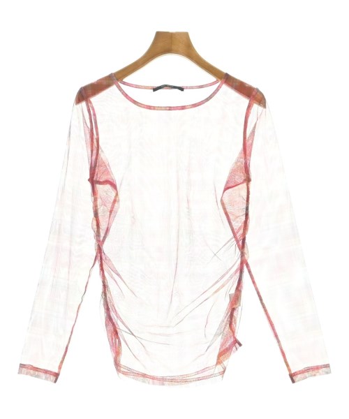 ubn hymns(アーバンヒムス)ブラウス 赤 サイズ:M/2200632683116