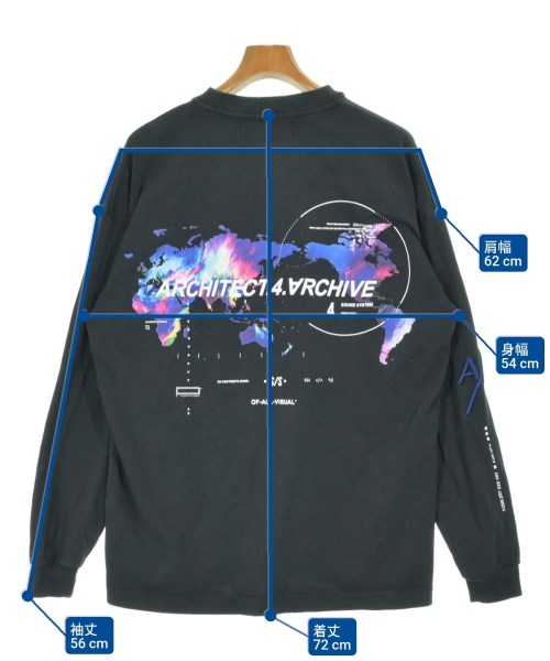 Architect.4.Archive（エーフォーエー）Tシャツ・カットソー 黒 サイズ:F メンズ/2200689205071