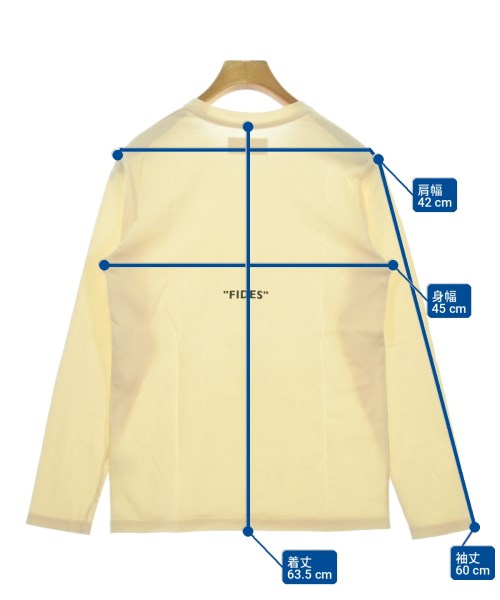 FIDES（フィデス）Tシャツ・カットソー ベージュ サイズ:S メンズ/2200721974255