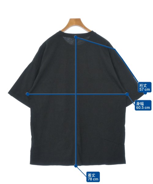 HIPANDA（ハイパンダ）Tシャツ・カットソー 黒 サイズ:L メンズ/2200679413219