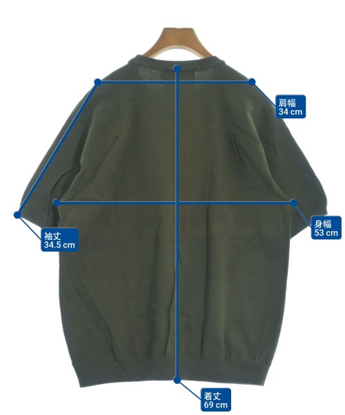 KITO（ケイト）スウェット カーキ サイズ:3(L位) メンズ/2200647877371