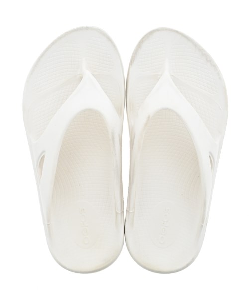 OOFOS（ウーフォス）サンダル 白 サイズ:UK6(24.5cm位) レディース/2200643963030