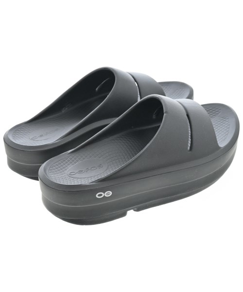 OOFOS（ウーフォス）サンダル 黒 サイズ:UK8(26.5cm位) レディース/2200644748834