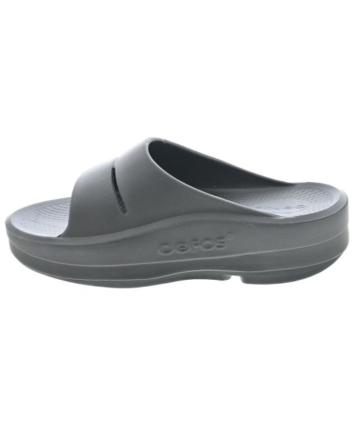 OOFOS（ウーフォス）サンダル 黒 サイズ:UK8(26.5cm位) レディース/2200644748834