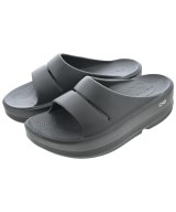 OOFOS（ウーフォス）サンダル 黒 サイズ:UK8(26.5cm位) レディース/2200644748834