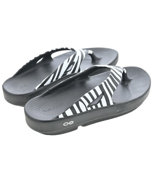 OOFOS（ウーフォス）サンダル 黒 サイズ:US6(23cm位) レディース/2200610876844