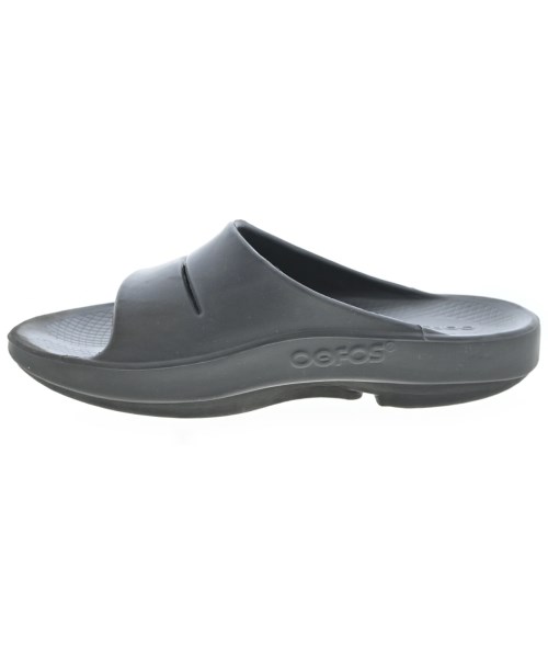 OOFOS（ウーフォス）サンダル 黒 サイズ:UK8(26.5cm位) メンズ/2200617818182
