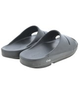 OOFOS（ウーフォス）サンダル 黒 サイズ:UK8(26.5cm位) メンズ/2200617818182