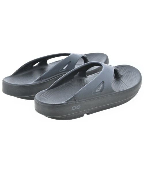 OOFOS（ウーフォス）サンダル 黒 サイズ:EU37(23.5cm位) レディース/2200630174142
