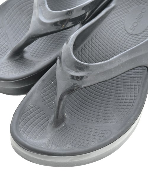 OOFOS（ウーフォス）サンダル 黒 サイズ:UK6(24.5cm位) レディース/2200614603163