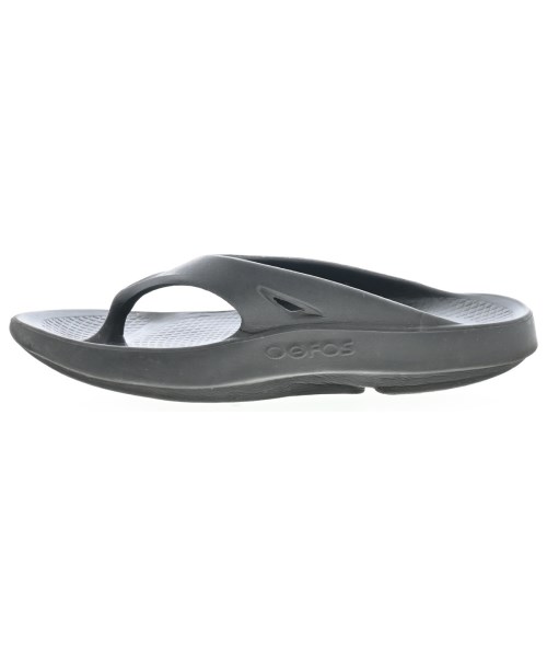 OOFOS（ウーフォス）サンダル 黒 サイズ:UK7(25.5cm位) メンズ/2200605312203