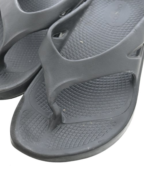 OOFOS（ウーフォス）サンダル 黒 サイズ:UK7(25.5cm位) メンズ/2200605312203