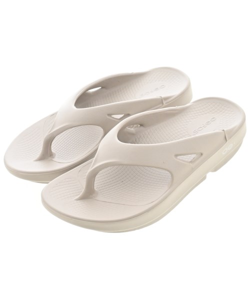 OOFOS(ウーフォス)サンダル ベージュ サイズ:EU38(24.5cm位)/2200677864037