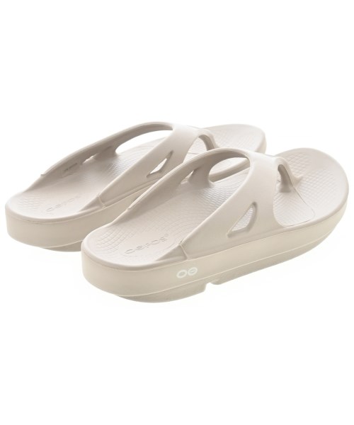OOFOS（ウーフォス）サンダル ベージュ サイズ:EU38(24.5cm位) レディース/2200677864037