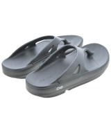 OOFOS（ウーフォス）サンダル 黒 サイズ:6(24cm位) メンズ/2200674963542