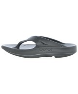 OOFOS（ウーフォス）サンダル 黒 サイズ:6(24cm位) メンズ/2200674963542