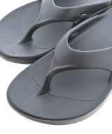 OOFOS（ウーフォス）サンダル 黒 サイズ:6(24cm位) メンズ/2200674963542