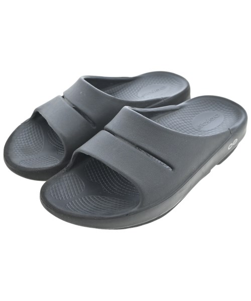 OOFOS(ウーフォス)サンダル 黒 サイズ:US8(25cm位)/2200655984047