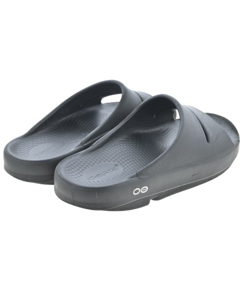 OOFOS（ウーフォス）サンダル 黒 サイズ:US8(25cm位) レディース/2200655984047
