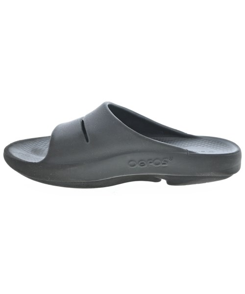 OOFOS（ウーフォス）サンダル 黒 サイズ:US8(25cm位) レディース/2200655984047
