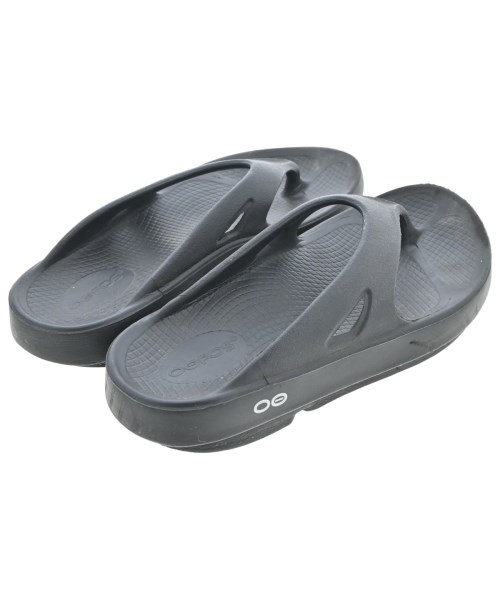OOFOS（ウーフォス）サンダル 黒 サイズ:UK6(24.5cm位) レディース/2200651116015