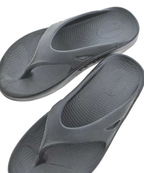OOFOS（ウーフォス）サンダル 黒 サイズ:UK6(24.5cm位) レディース/2200651116015