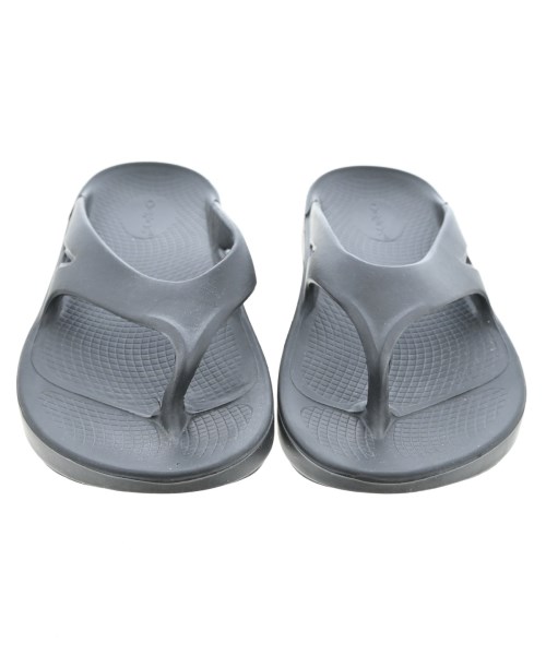 OOFOS（ウーフォス）サンダル 黒 サイズ:UK7(25.5cm位) メンズ/2200652962116