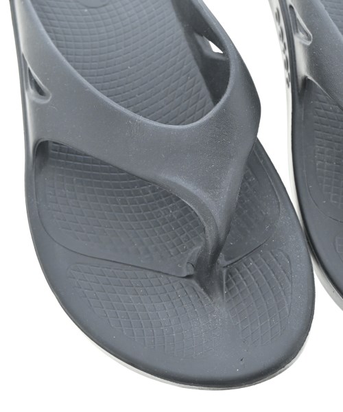 OOFOS（ウーフォス）サンダル 黒 サイズ:UK7(25.5cm位) メンズ/2200652962116