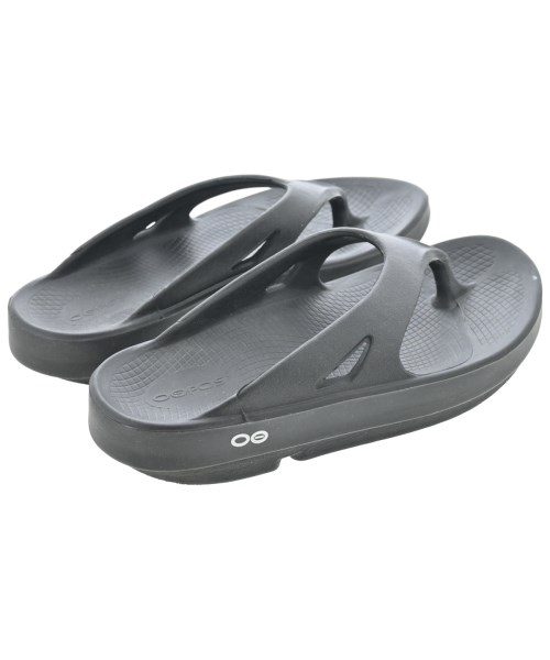 OOFOS（ウーフォス）サンダル 黒 サイズ:UK6(24.5cm位) レディース/2200654291085