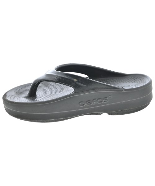 OOFOS（ウーフォス）サンダル 黒 サイズ:EU39(25.5cm位) レディース/2200709954019