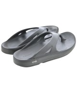 OOFOS（ウーフォス）サンダル 黒 サイズ:8(26cm位) メンズ/2200712420099